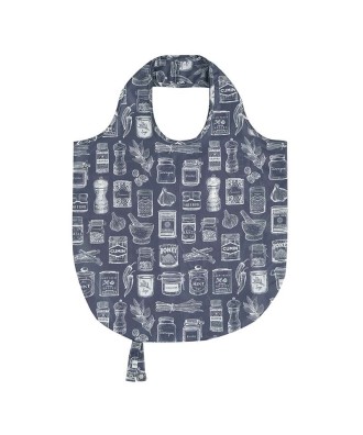 Sac à course pliable motif herbes et épices Sac à course pliable motif herbes et épices