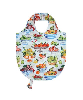 Sac à course pliable motif fruits d'été Sac à course pliable motif fruits d'été