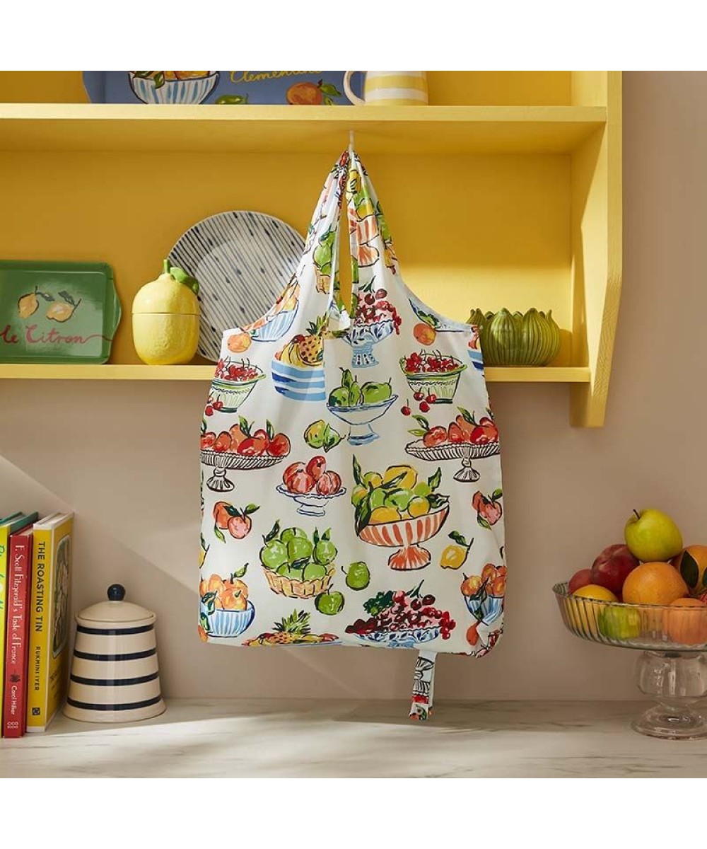 Sac à course pliable motif fruits d'été Sac à course pliable motif fruits d'été