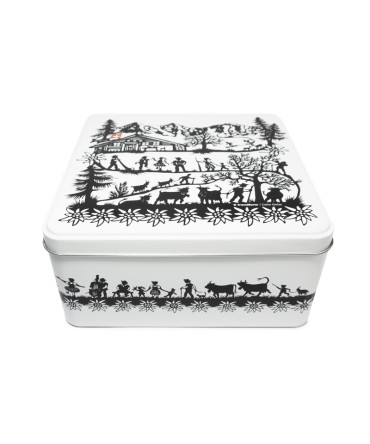 Boîte en métal swiss tradition grande