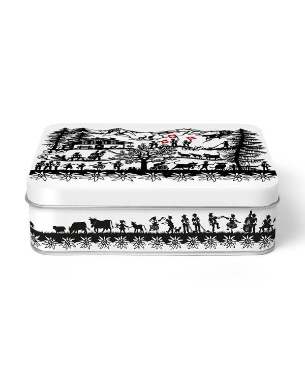 Boîte en métal swiss tradition moyenne