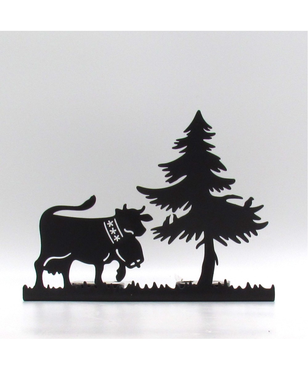 Frise en métal à poser, découpe vache