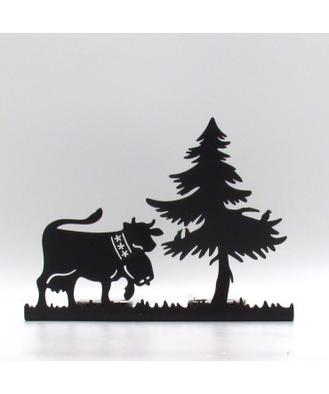 Frise en métal à poser, découpe vache