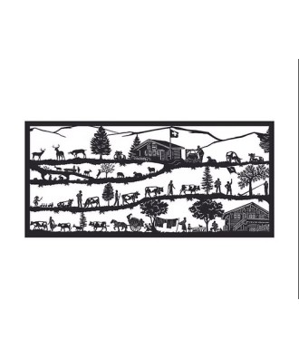 Frise inalpe ou montée à l'alpage