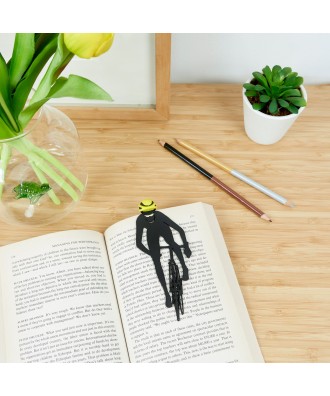 Marque-page chat cycliste - Bookmark cyclist