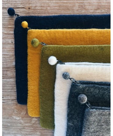 Trousse - Pochette petit format en feutrine