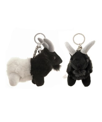 Porte clé peluche chèvre valaisanne