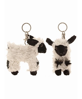 Porte clé peluche mouton nez noir valaisan