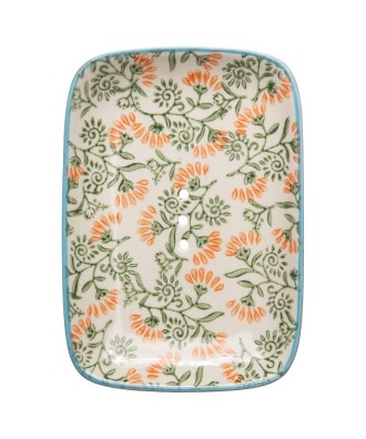 Porte savon floral