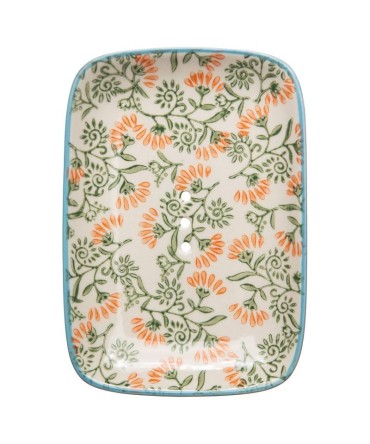 Porte savon floral