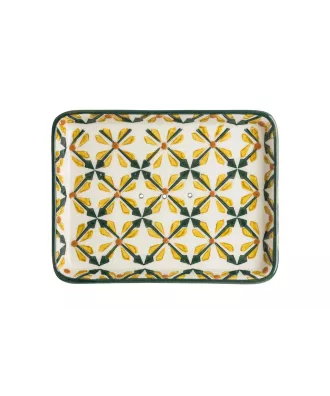 Porte savon retro vert