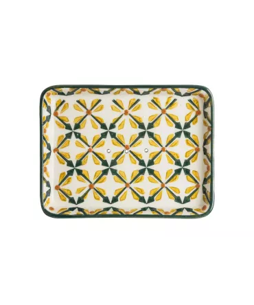 Porte savon retro vert