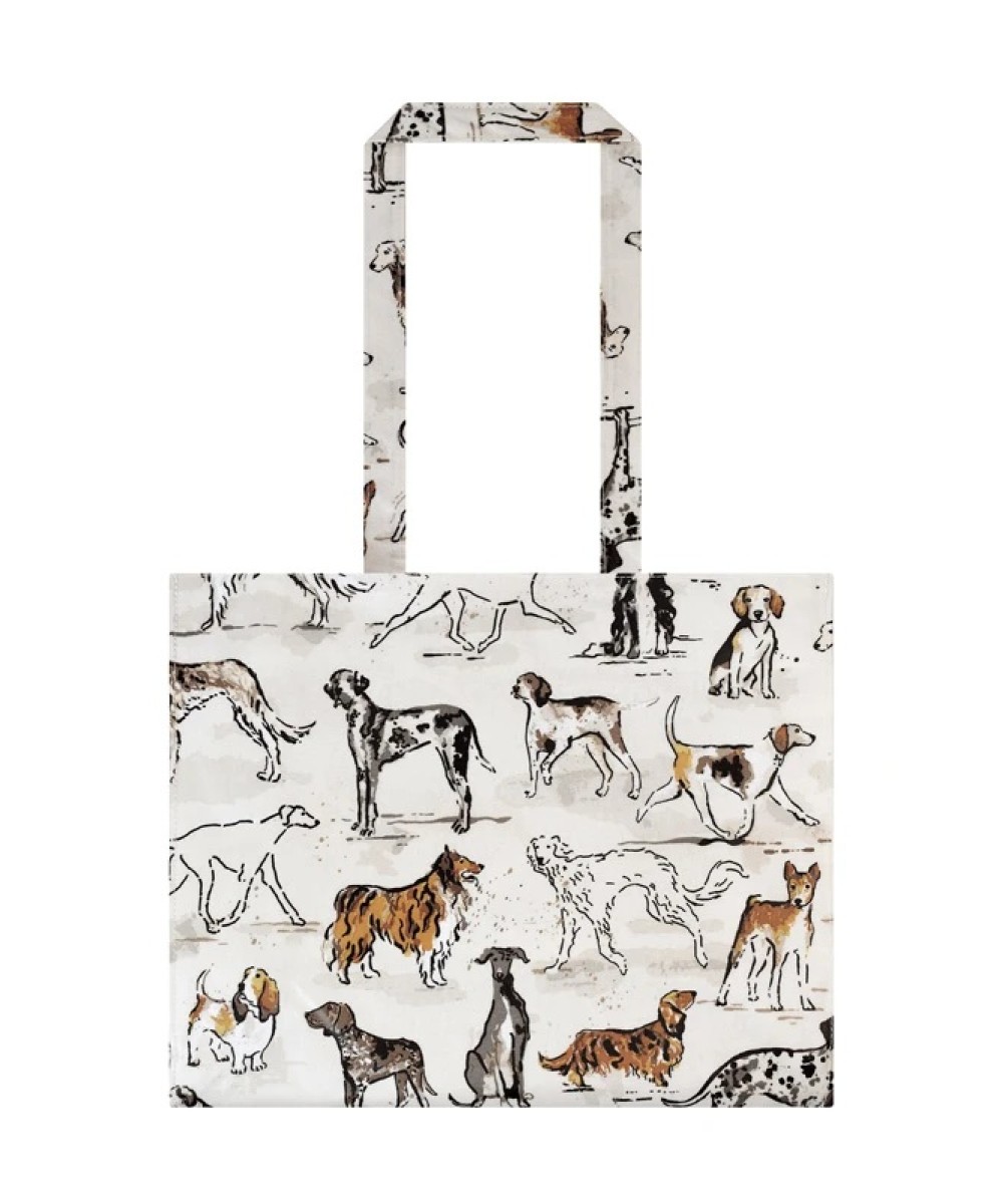 Sac à course en PVC motif chiens