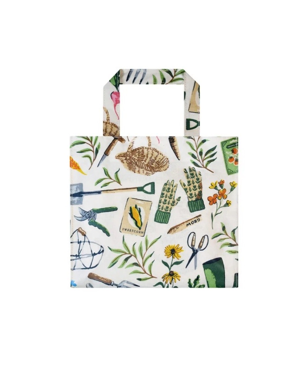Sac à course en PVC motif jardinage