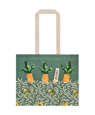 Sac à course en tissu motif jardinage