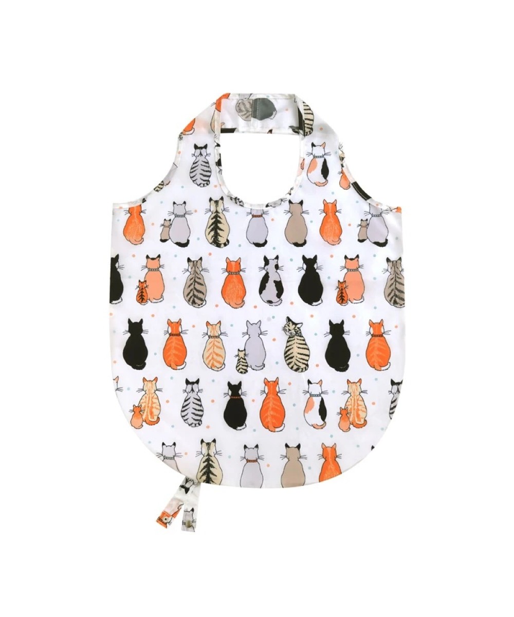 Sac à course pliable motif chats en observation