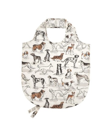 Sac à course pliable motif chiens dogs