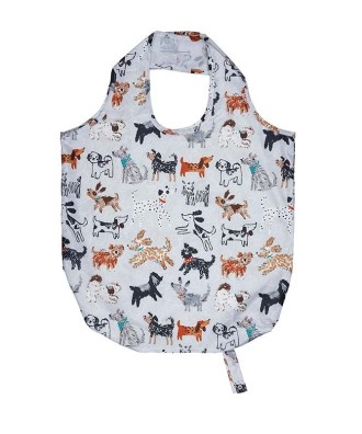 Sac à course pliable motif chiens