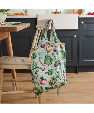 Sac à course pliable motif légumes
