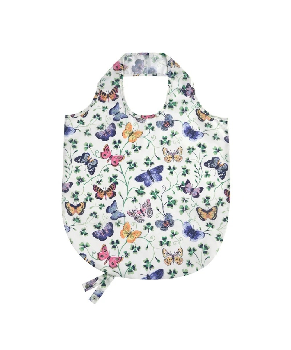 Sac à course pliable motif papillons