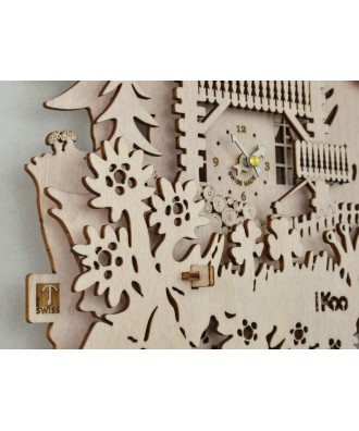 Swiss Koo KooClock bois naturel swiss made