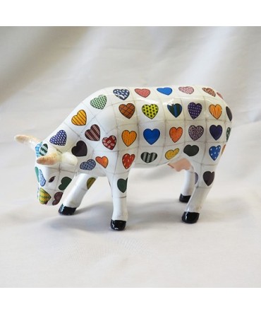Vache Cow Parade Cali Cow by Sarah Jane Cassie modèle medium en céramique