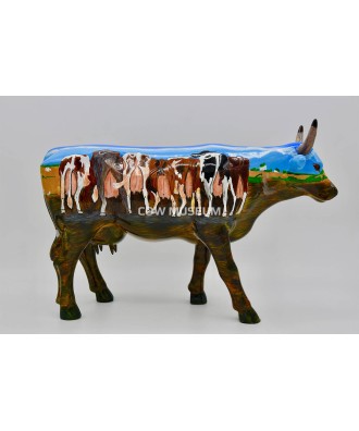 Vache Cow Parade The Tank modèle large en résine