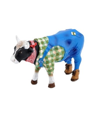 Vache Cow Parade Farmer Cow by Christine Kornacki modèle medium en résine