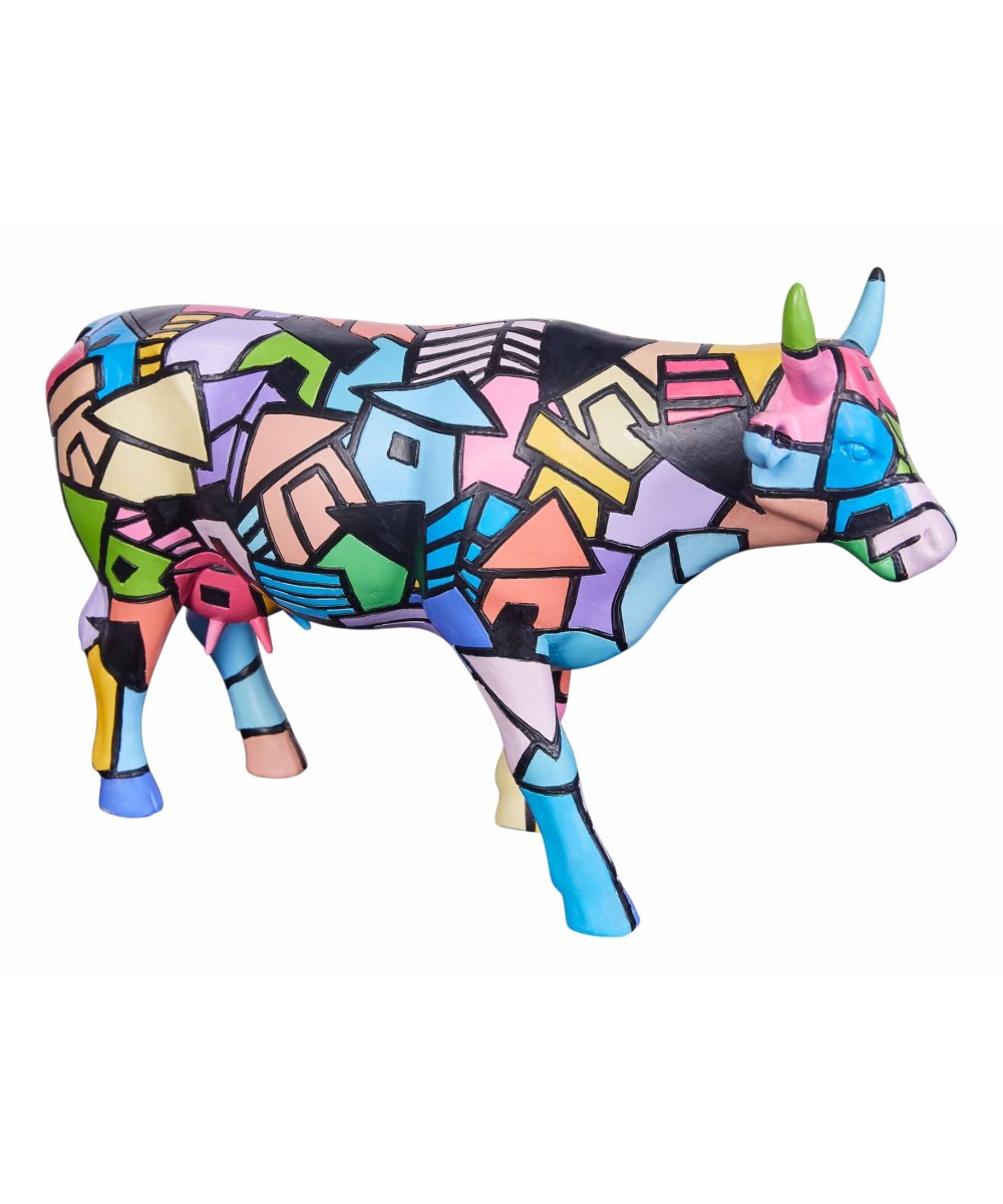 Vache Cow Parade Favela Chic modèle large en résine