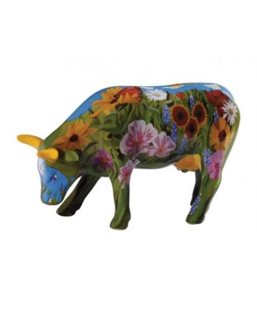 Vache Cow Parade La Dolce Vida modèle medium en céramique