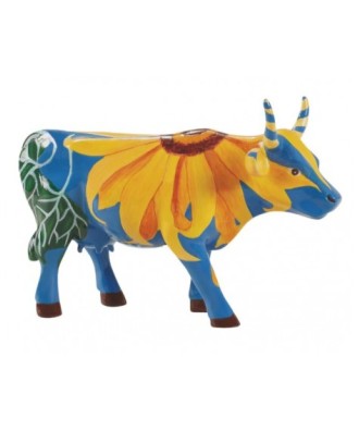 Vache Cow Parade UdderlySunFlowers by Jodi Mendlinger modèle small en polyrésine