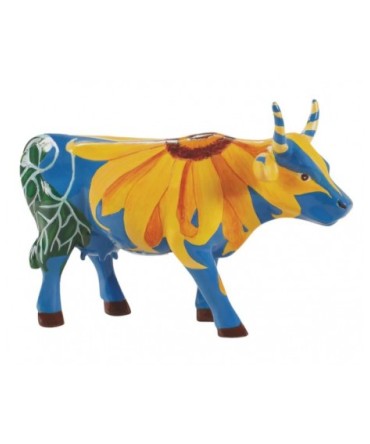Vache Cow Parade UdderlySunFlowers by Jodi Mendlinger modèle small en polyrésine
