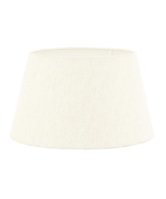 Lampe - Abat jour conique uni en lin