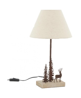Lampe de table ou de chevet cerf