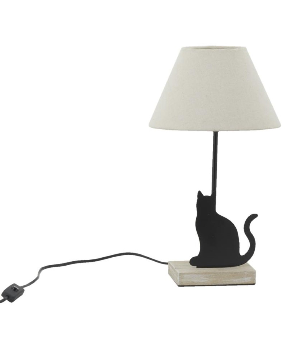 Lampe de table ou de chevet chat