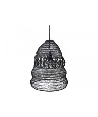 Lampe suspension en fil de fer
