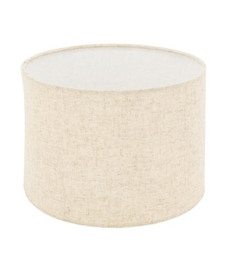 Lampe - Abat jour cylindrique uni en lin