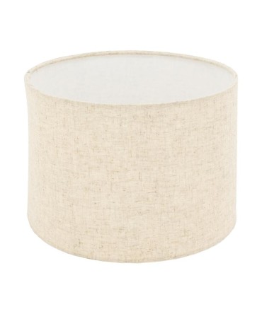 Lampe - Abat jour cylindrique uni en lin