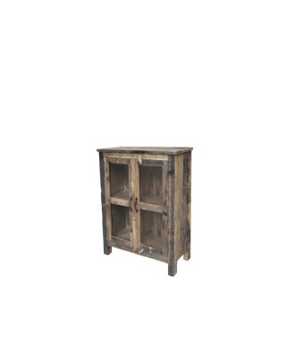 Meuble - Buffet - Armoire - Commode avec placards et portes vitrées