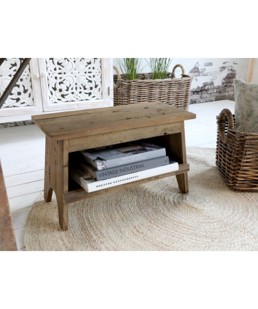 Meuble - Banc étagère en bois