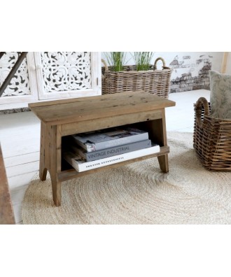 Meuble - Banc étagère en bois