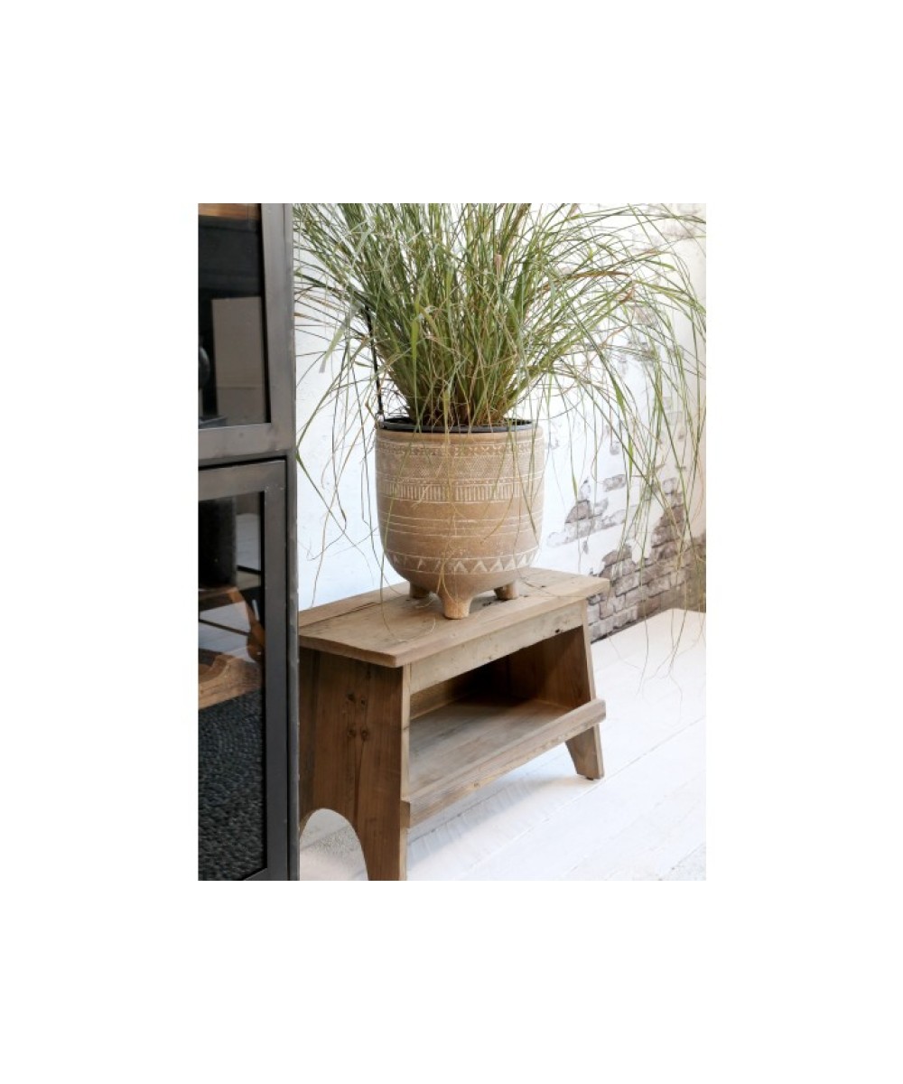 Meuble - Banc étagère en bois