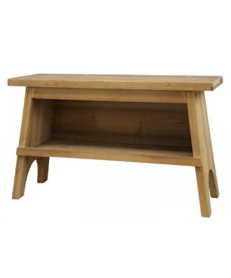 Meuble - Banc étagère en bois