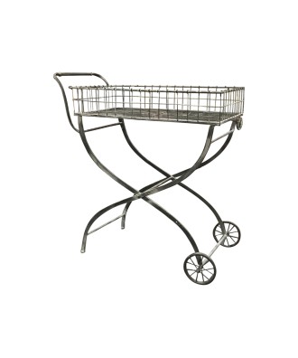 Meuble - Chariot - Servir boy en métal sur roue