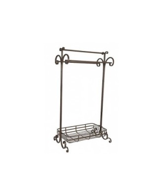 Meuble - Porte serviettes en métal trois barres