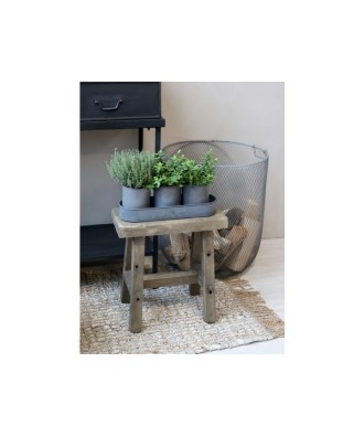 Meuble - Tabouret en bois recyclé