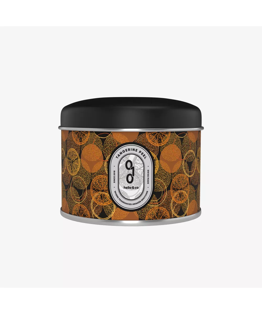 Bougie parfumée Tangerine Peel 180ml cire soja swiss made