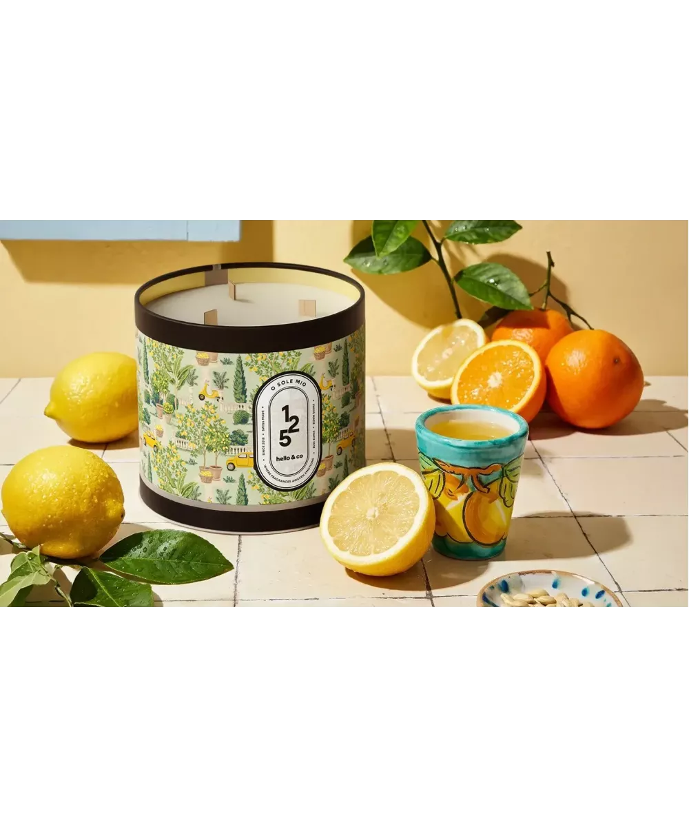 Bougie parfumée O Sole Mio 500ml cire soja swiss made