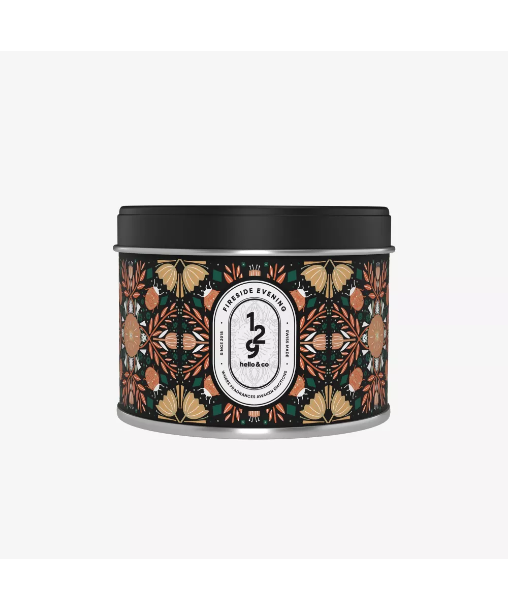 Bougie parfumée Fireside Evening 500ml cire soja swiss made