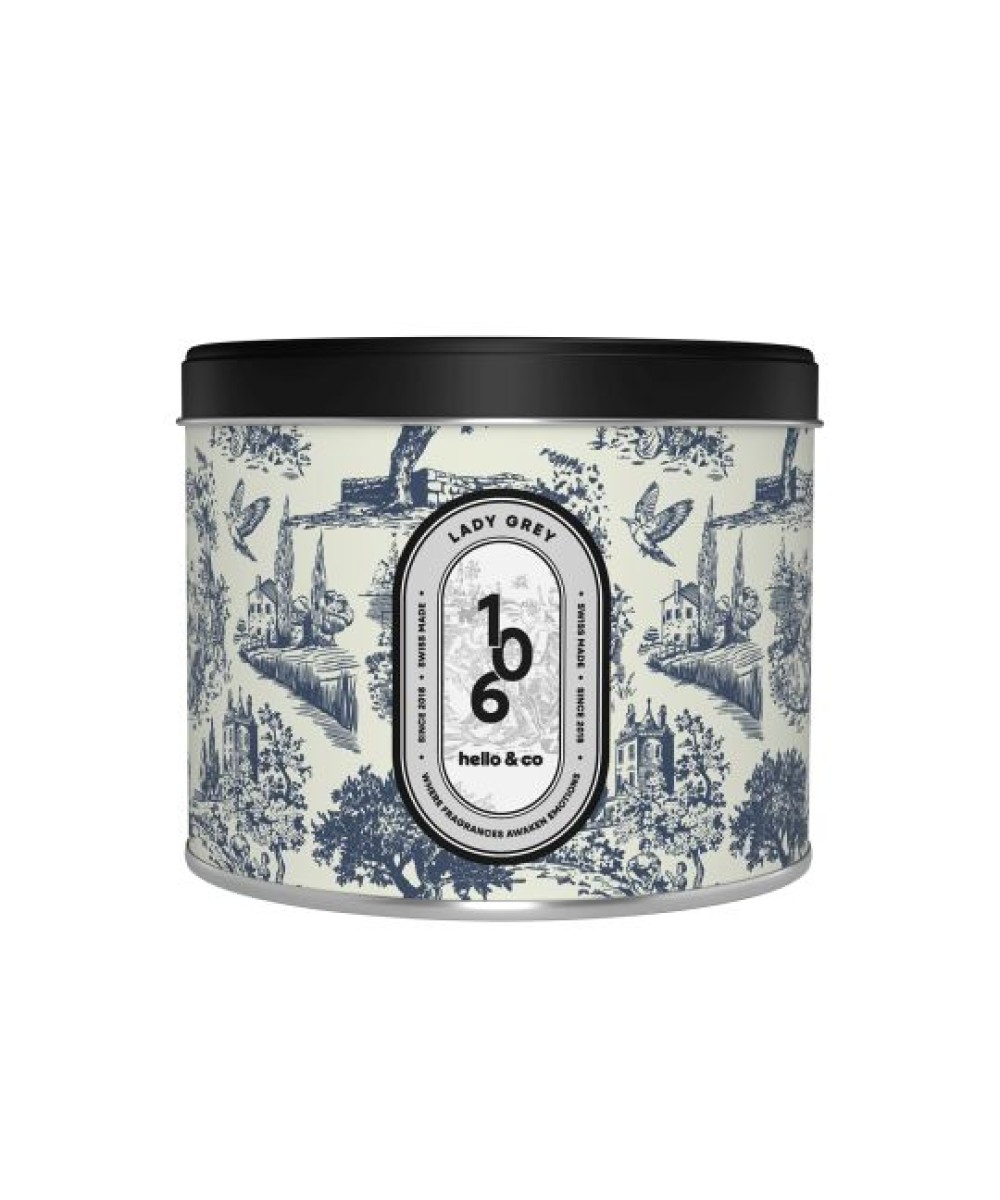 Bougie parfumée lady grey 180ml cire soja swiss made